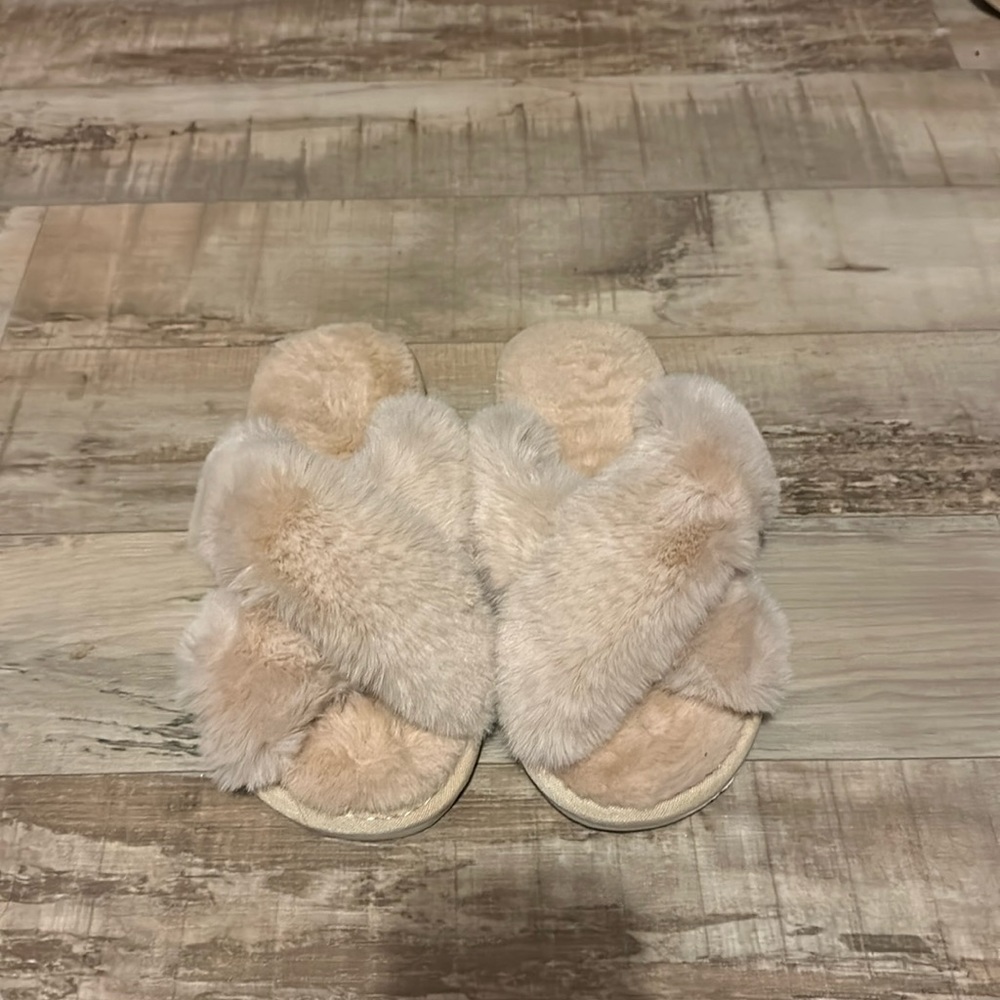 Fuzzy slippers